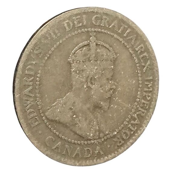 1903 Canada One / 1 Cent Coon KM# 8 Large Cent Bronze - Picture 3 of 12